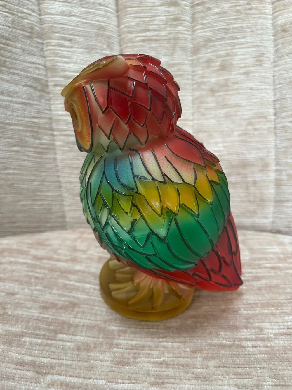 3D Colored Owls Light Desk Lamp Animal Decorative Night Light Owl Bird Untested